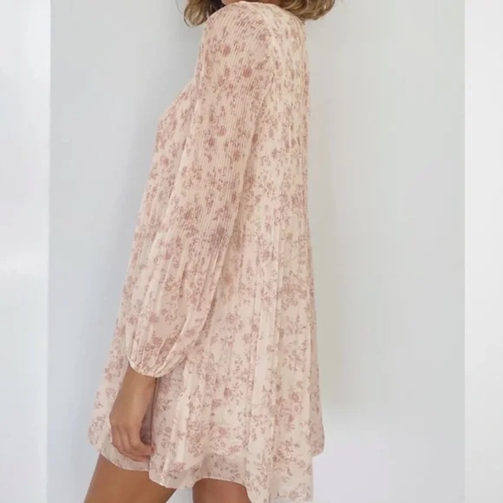 Aritzia Wilfred Daydreamer Mini Chiffon Dress